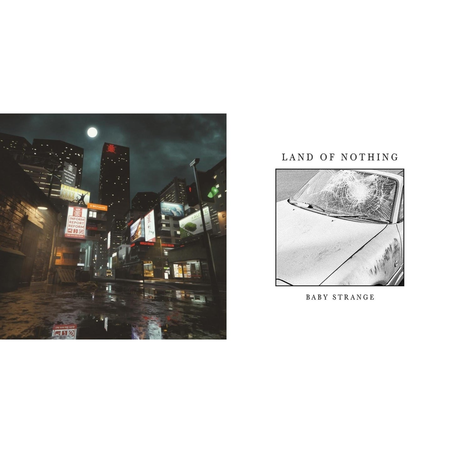 Baby Strange - Land Of Nothing & World Below - CD Bundle