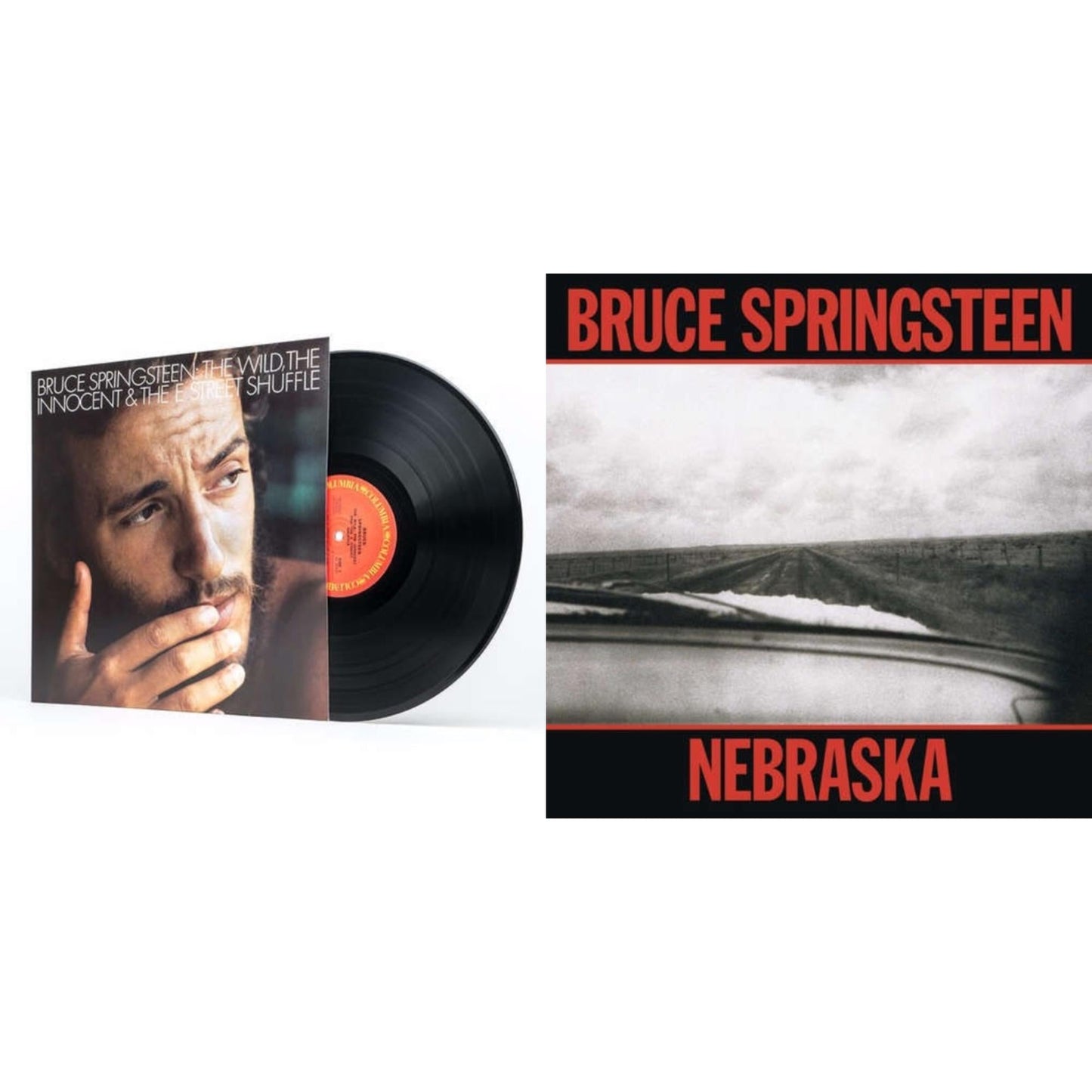 Bruce Springsteen - Wild The Innocent & The E Street Shuffle (180G) & Nebraska (180G) - LP Vinyl Bundle