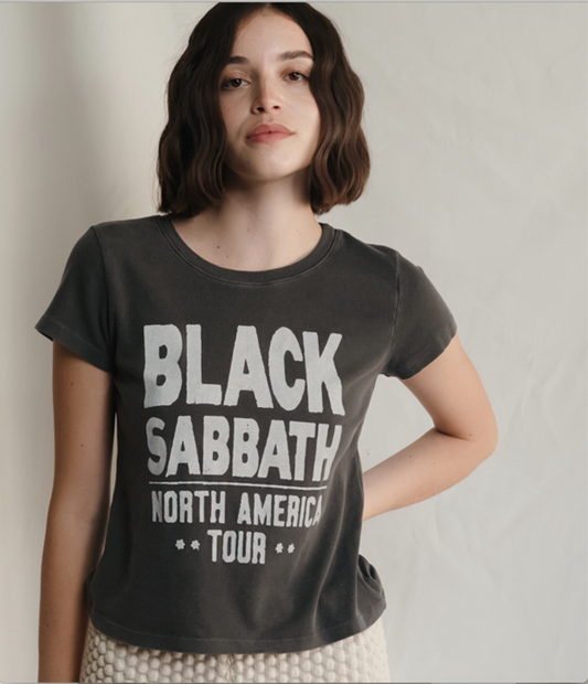 Black Sabbath Tour Baby Womens T Shirt