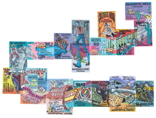 Grateful Dead Backstage Passes (02/19/1991 - 04/08/1991) Collectors Bundle