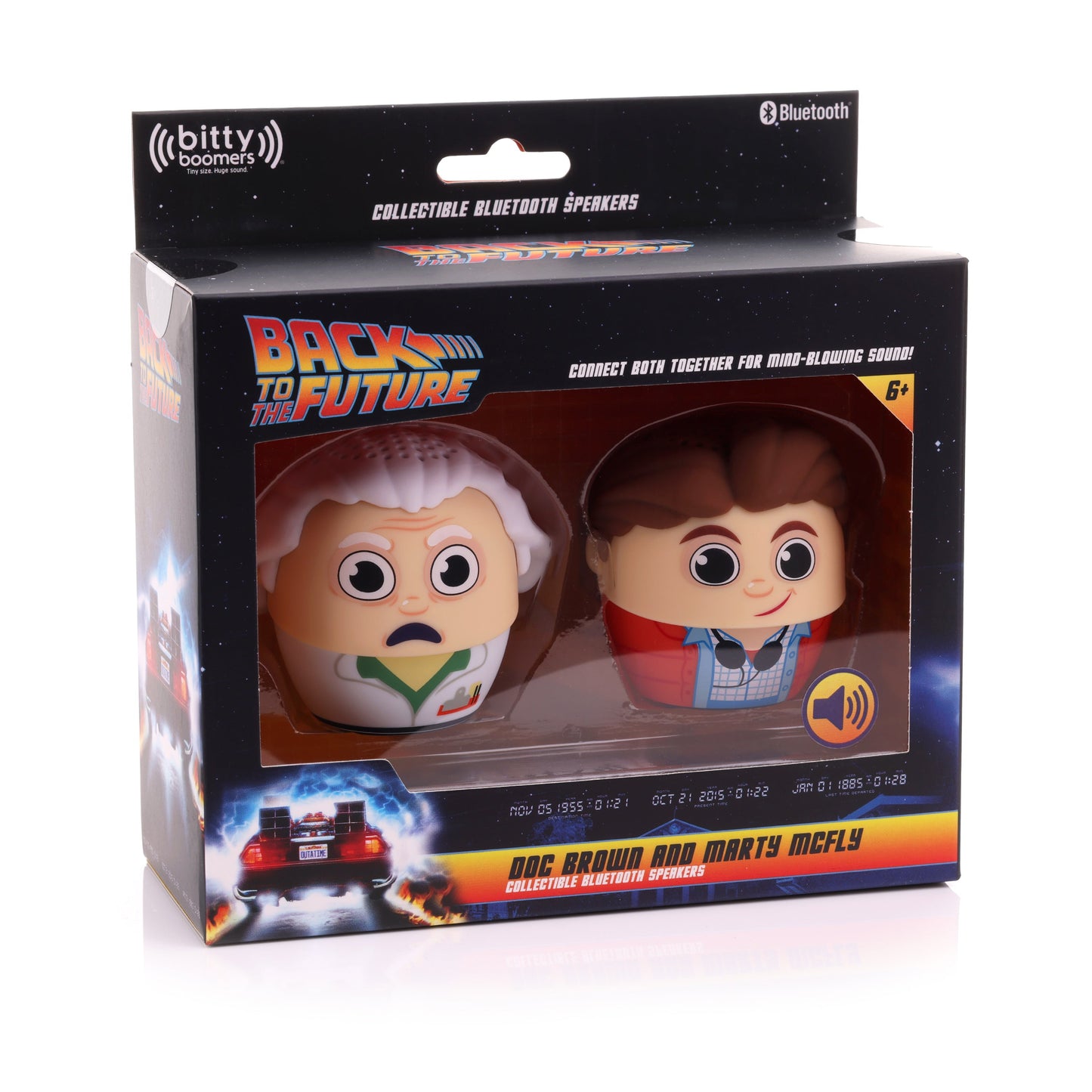 Doc & Marty 2 Pack - Back to the Future Bluetooth Bitty Boomers Speaker