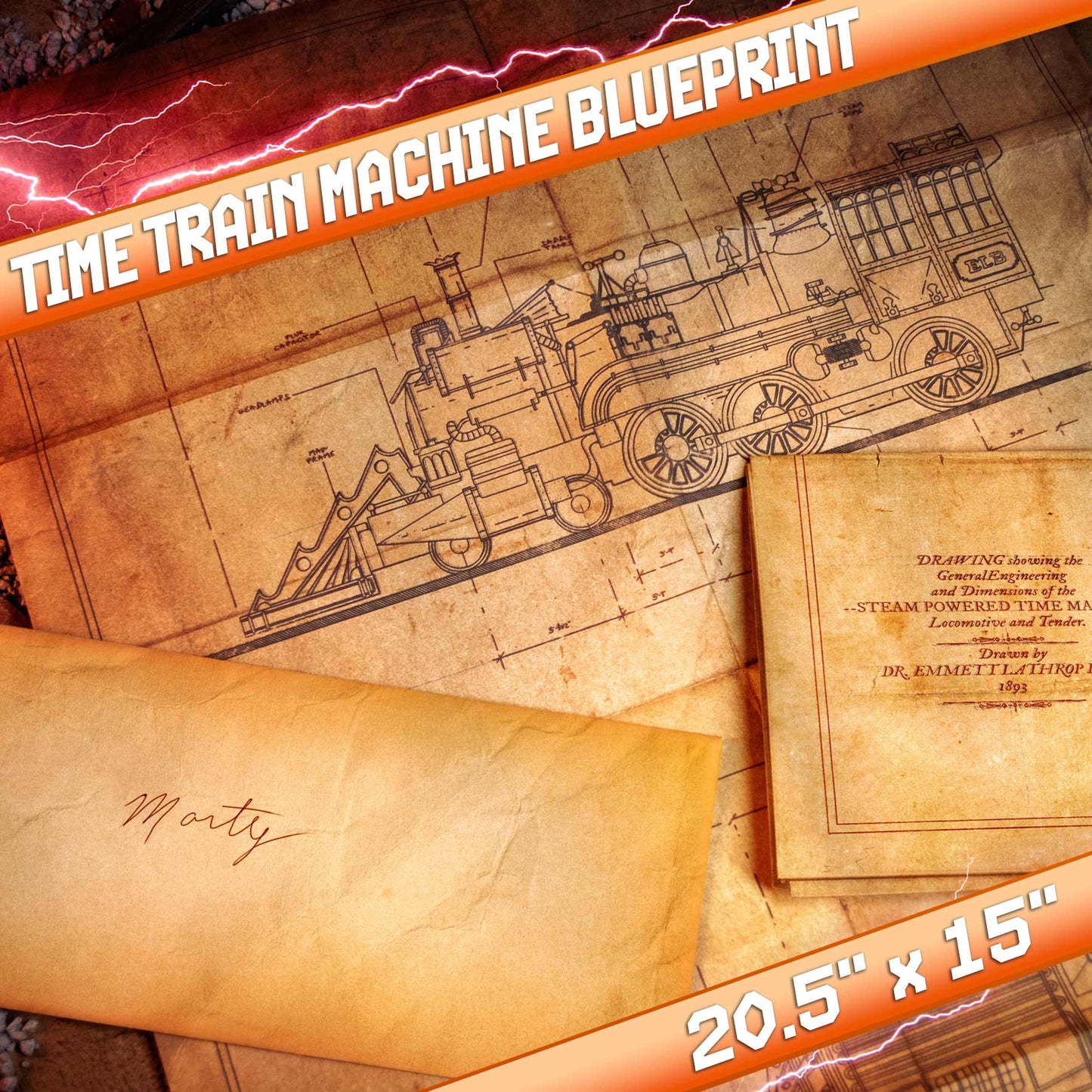 Back to the Future Time Travel Memories II Expansion Kit 1.21 Gigawatts Edition prop replicas