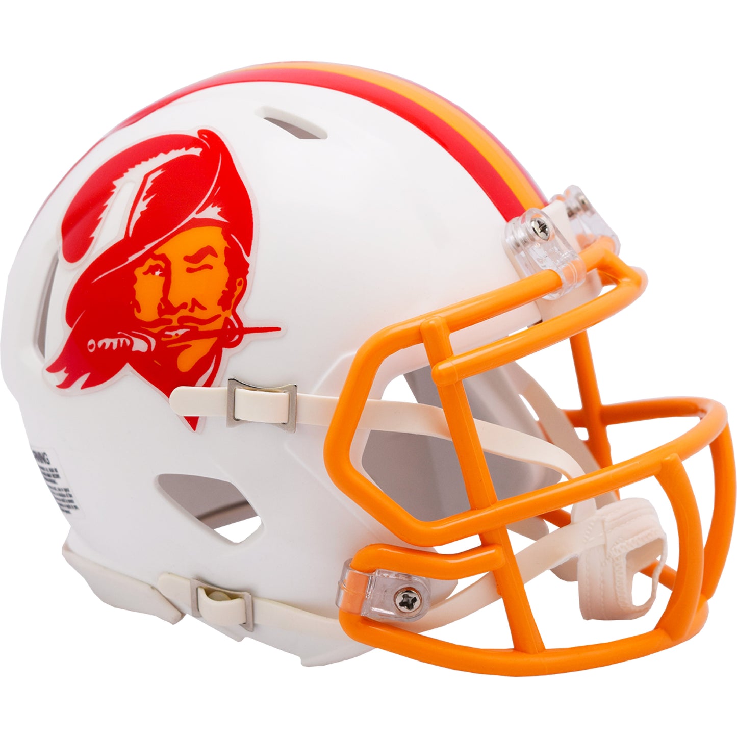 Tampa Bay Buccaneers 1976-1996 Throwback Riddell Speed Mini Football Helmet