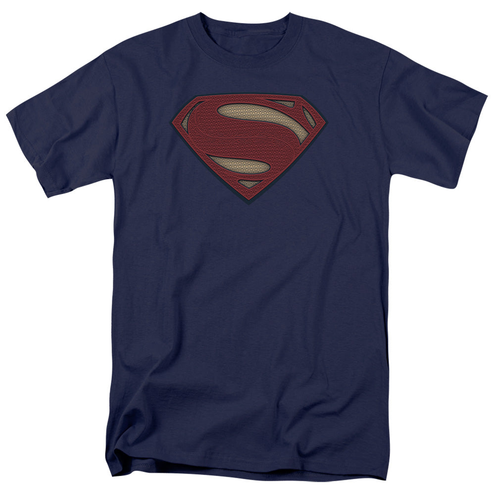 Batman V Superman Super Movie Logo Mens T Shirt Navy
