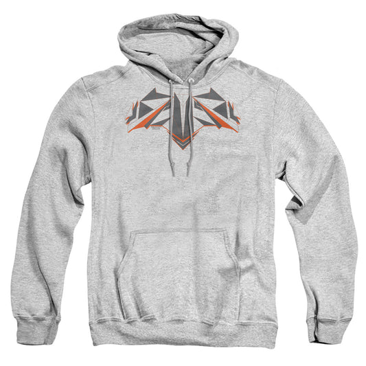 Batman V Superman Tech Bat Logo Mens Hoodie Athletic Heather Officially Licensed