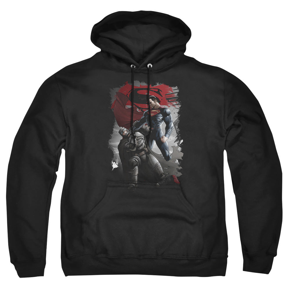 Batman Vs Superman Choke Mens Hoodie Black Officially Licensed
