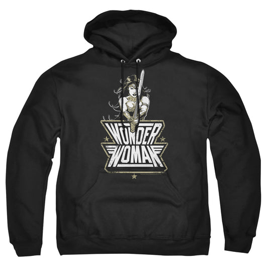 Batman V Superman Tough Mens Hoodie Black Officially Licensed