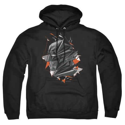 Batman V Superman Bat Head Tech Mens Hoodie Black Officially Licensed