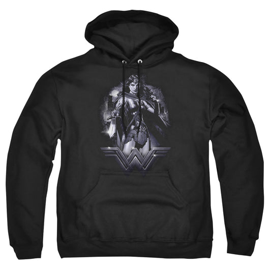 Batman Vs Superman Rainy Night Mens Hoodie Black Officially Licensed