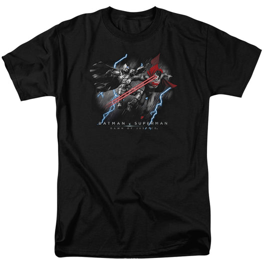 Batman V Superman Lightniing V Heat Vision Mens T Shirt Black