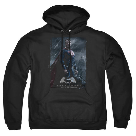 Batman V Superman Supe Poster Mens Hoodie Black Officially Licensed