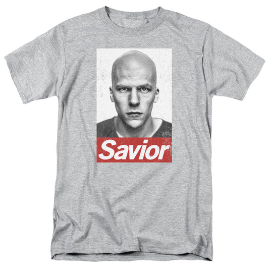 Batman V Superman Savior Mens T Shirt Athletic Heather