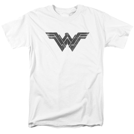 Batman V Superman Folded And Distressed Mens T Shirt White