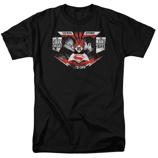 Batman V Superman Ultimate Face Off Mens T Shirt Black