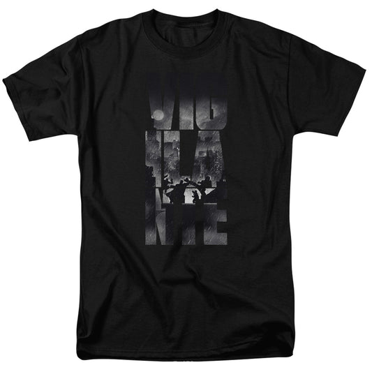 Batman V Superman Rainy Viglante Mens T Shirt Black