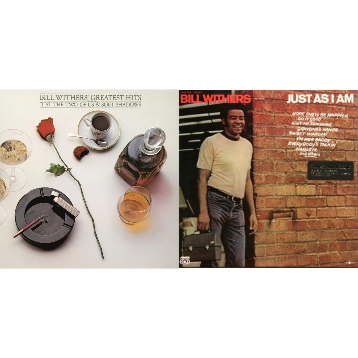 Bill Withers - Greatest Hits (150G/Dl Insert) & Just As I Am (180G) - LP Vinyl Bundle