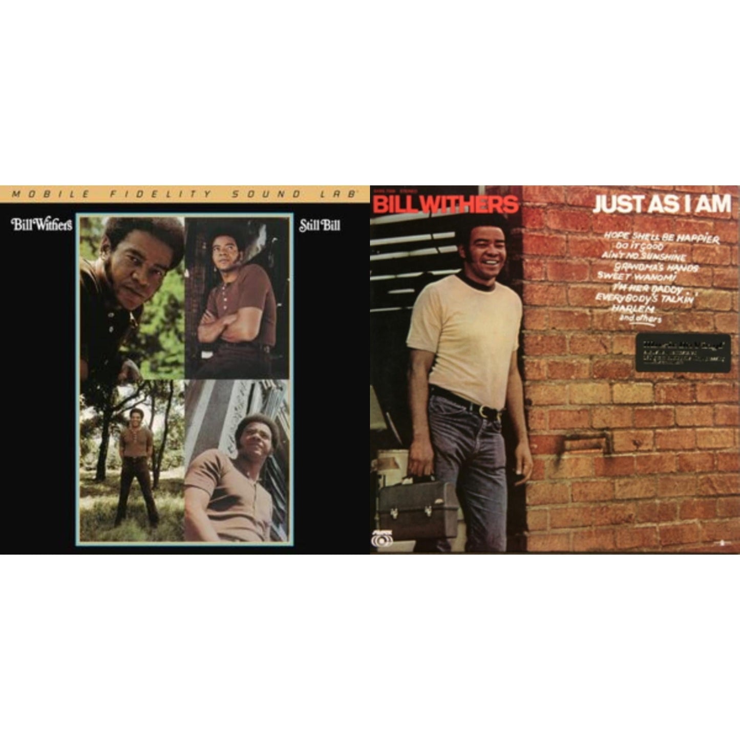 Bill Withers - Still Bill (180G/Numbered) & Just As I Am (180G) - LP Vinyl Bundle