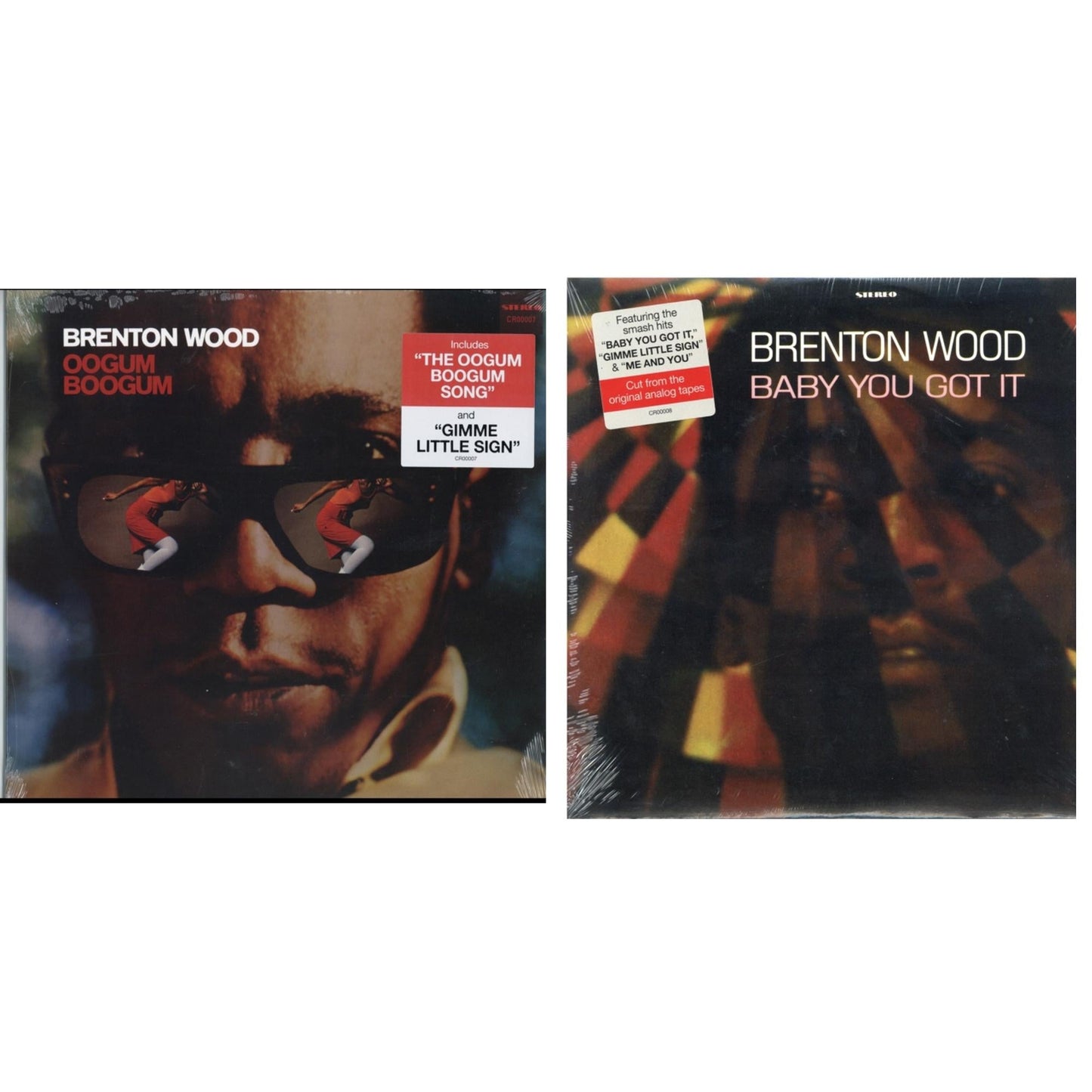 Brenton Wood - Oogum Boogum & Baby You Got It - LP Vinyl Bundle