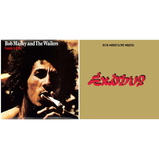 Bob & The Wailers Marley - Catch A Fire & Exodus - LP Vinyl Bundle