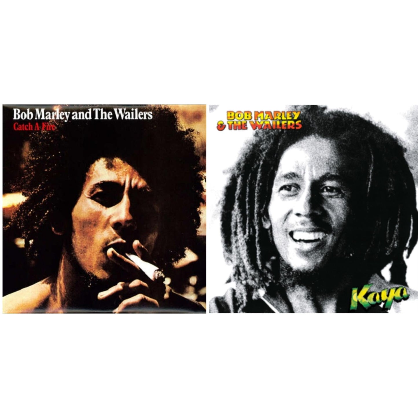 Bob & The Wailers Marley - Catch A Fire & Kaya - LP Vinyl Bundle