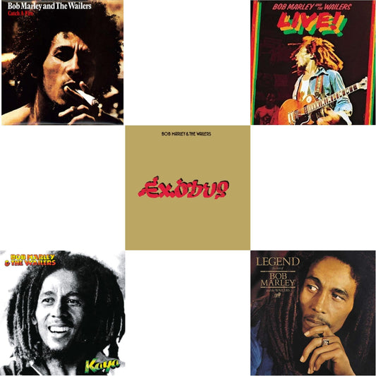 Bob & The Wailers Marley - Catch A Fire & Legend - The Best Of Bob Marley & The Wailers (2LP) & Live (180G) & Exodus & Kaya