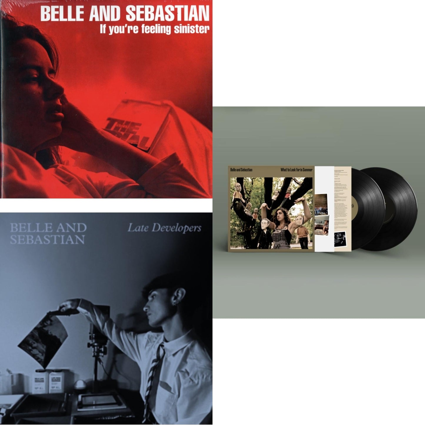 Belle & Sebastian - What To Look For In Summer (2LP) & Late Developers & If You're Feeling Sinister