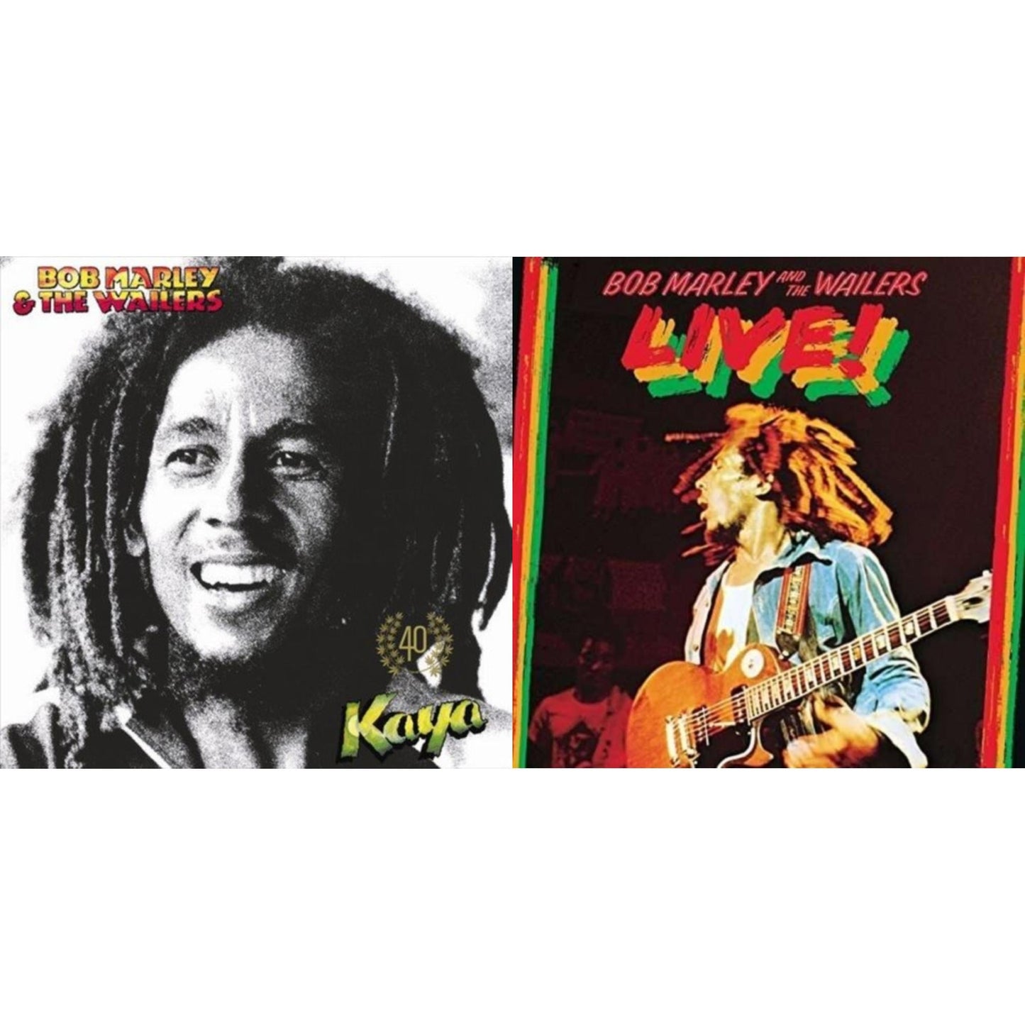 Bob & The Wailers Marley - Live (180G) & Kaya 40 (2 LP)