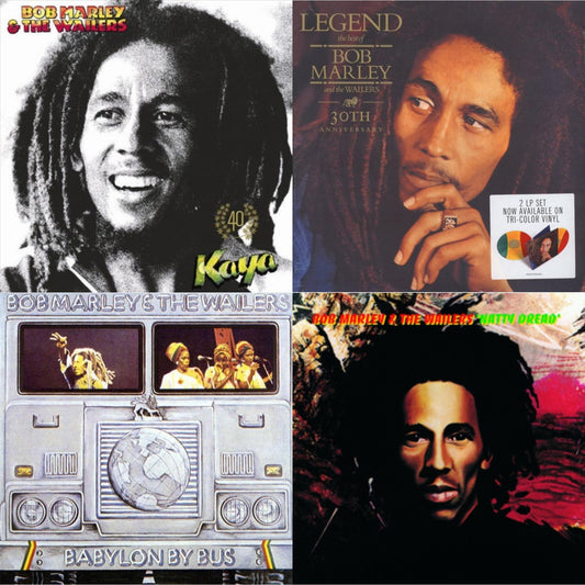 Bob & The Wailers Marley - Natty Dread (180G) & Legend (30Th Anniversary) & Babylon By Bus & Kaya 40 (2 LP)