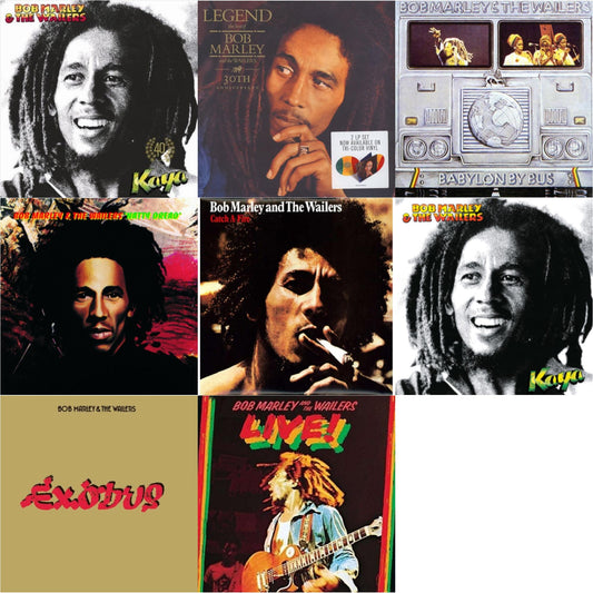 Bob & The Wailers Marley - Natty Dread (180G) & Catch A Fire & Legend (30Th Anniversary) & Live (180G) & Exodus & Babylon By Bus & Kaya & Kaya 40 (2 LP)