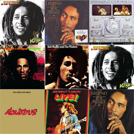 Bob & The Wailers Marley - Natty Dread (180G) & Catch A Fire & Legend - The Best Of Bob Marley & The Wailers (2LP) & Legend (30Th Anniversary) & Live (180G) & Exodus & Babylon By Bus & Kaya & Kaya 40 (2 LP)