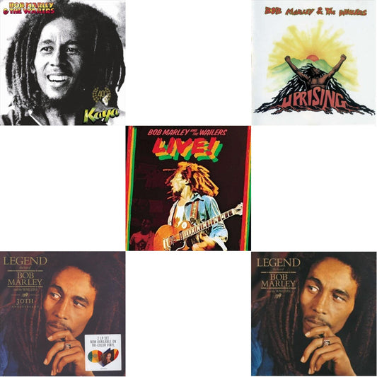 Bob & The Wailers Marley - Legend & Legend (30Th Anniversary) & Live (180G) & Uprising & Kaya 40 (2 LP)