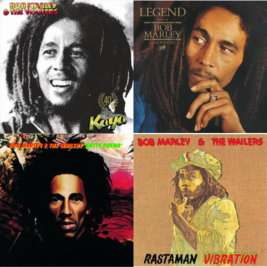 Bob & The Wailers Marley - Legend & Natty Dread (180G) & Rastaman Vibration & Kaya 40 (2 LP)