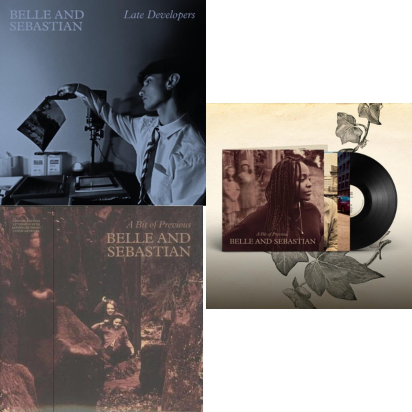 Belle & Sebastian - Bit Of Previous & Bit Of Previous (I) & Late Developers - LP Vinyl Bundle