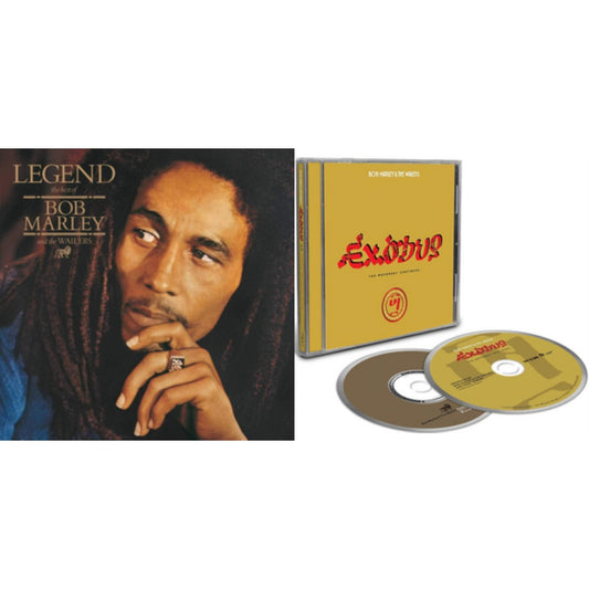 Bob & The Wailers Marley - Exodus - 40 & Legend - CD Bundle