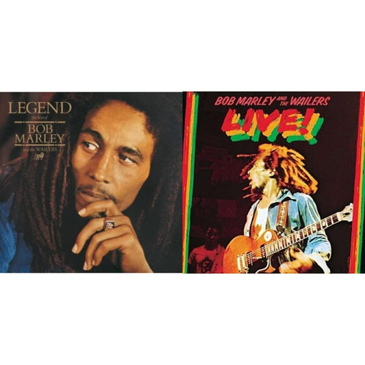 Bob & The Wailers Marley - Legend & Live (180G) - LP Vinyl Bundle