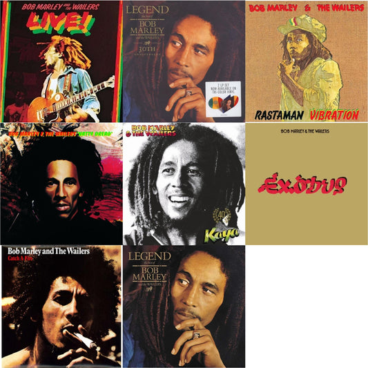 Bob & The Wailers Marley - Natty Dread (180G) & Catch A Fire & Legend - The Best Of Bob Marley & The Wailers (2LP) & Legend (30Th Anniversary) & Live (180G) & Rastaman Vibration & Exodus & Kaya 40 (2 LP)