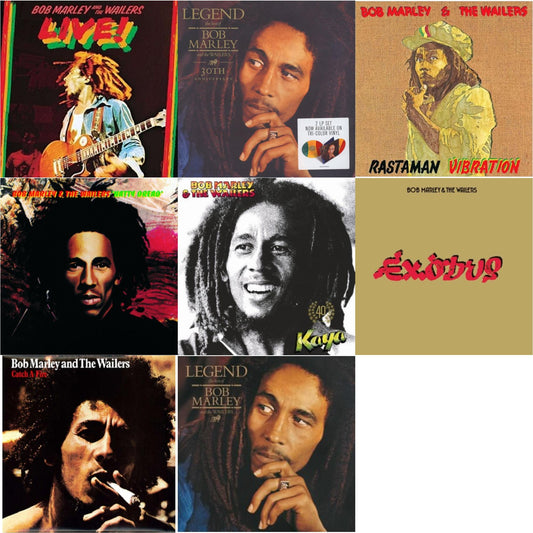 Bob & The Wailers Marley - Legend & Natty Dread (180G) & Catch A Fire & Legend (30Th Anniversary) & Live (180G) & Rastaman Vibration & Exodus & Kaya 40 (2 LP)