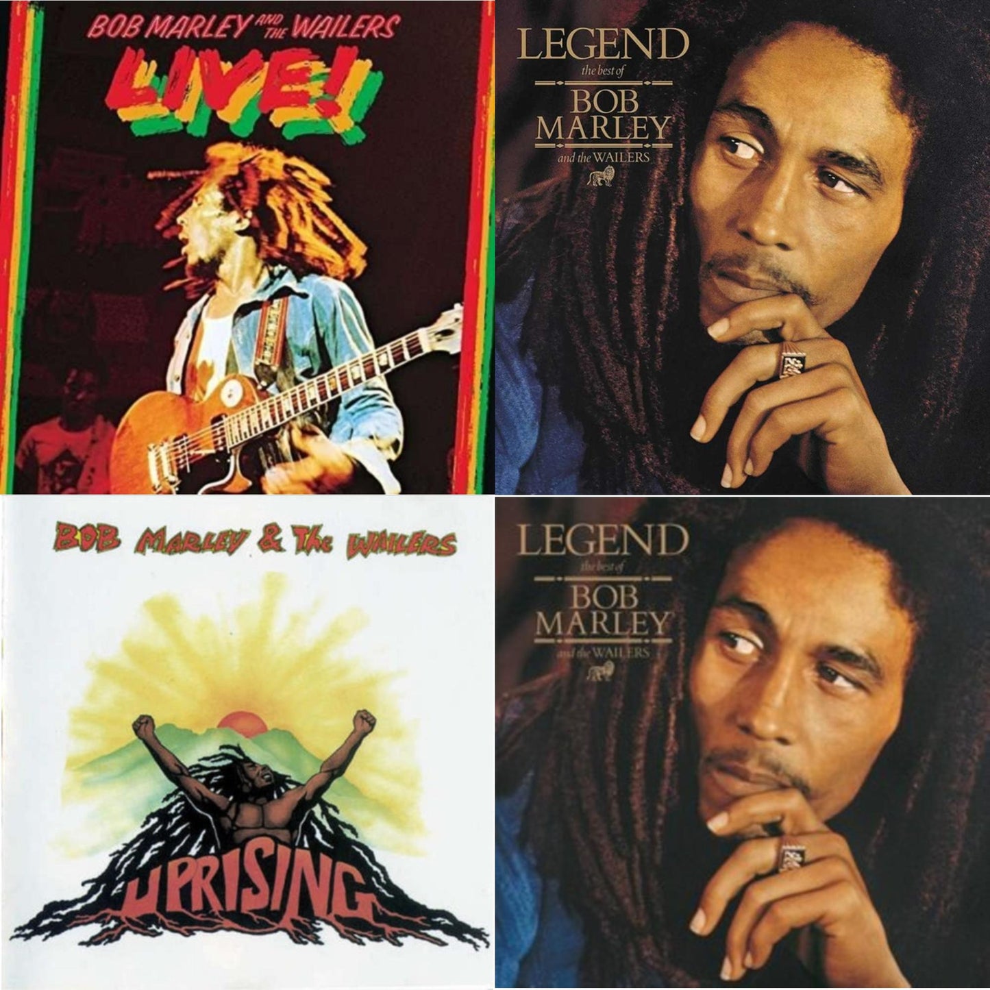 Bob & The Wailers Marley - Legend & Legend - The Best Of Bob Marley & The Wailers (2LP) & Live (180G) & Uprising