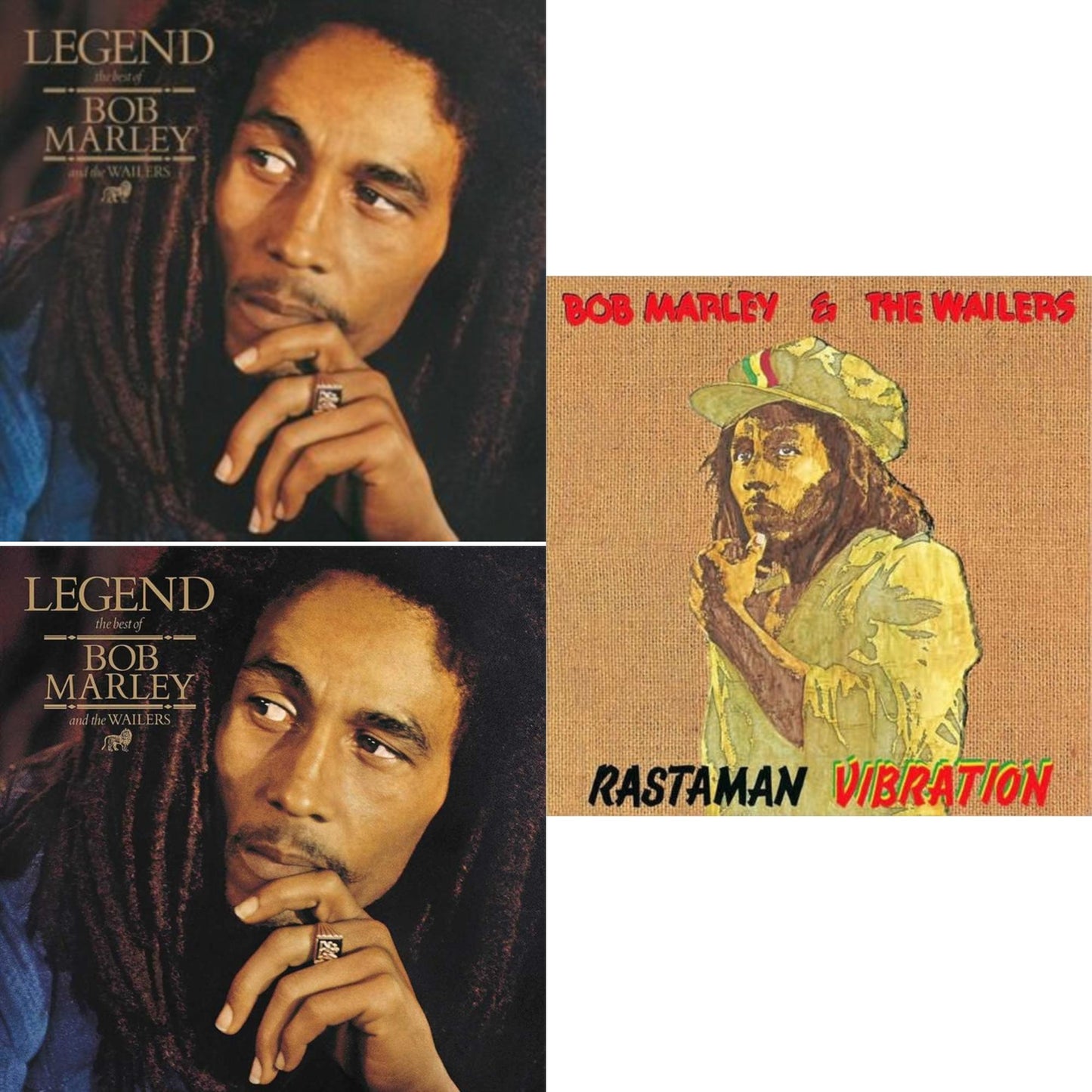 Bob & The Wailers Marley - Legend & Legend - The Best Of Bob Marley & The Wailers (2LP) & Rastaman Vibration