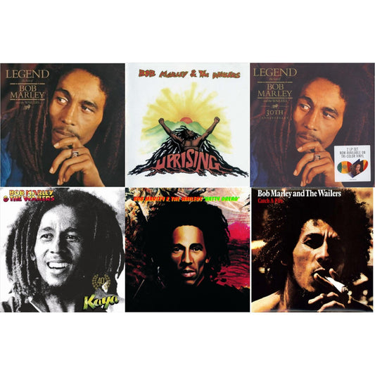 Bob & The Wailers Marley - Legend & Natty Dread (180G) & Catch A Fire & Legend (30Th Anniversary) & Uprising & Kaya 40 (2 LP)