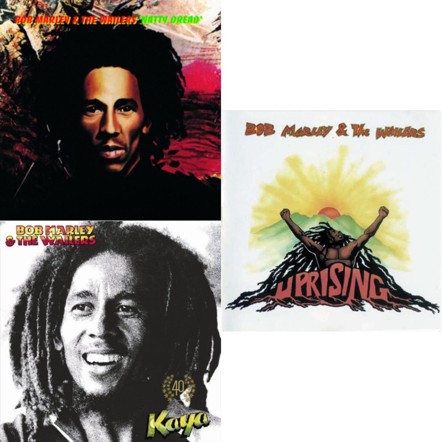 Bob & The Wailers Marley - Natty Dread (180G) & Uprising & Kaya 40 (2 LP)