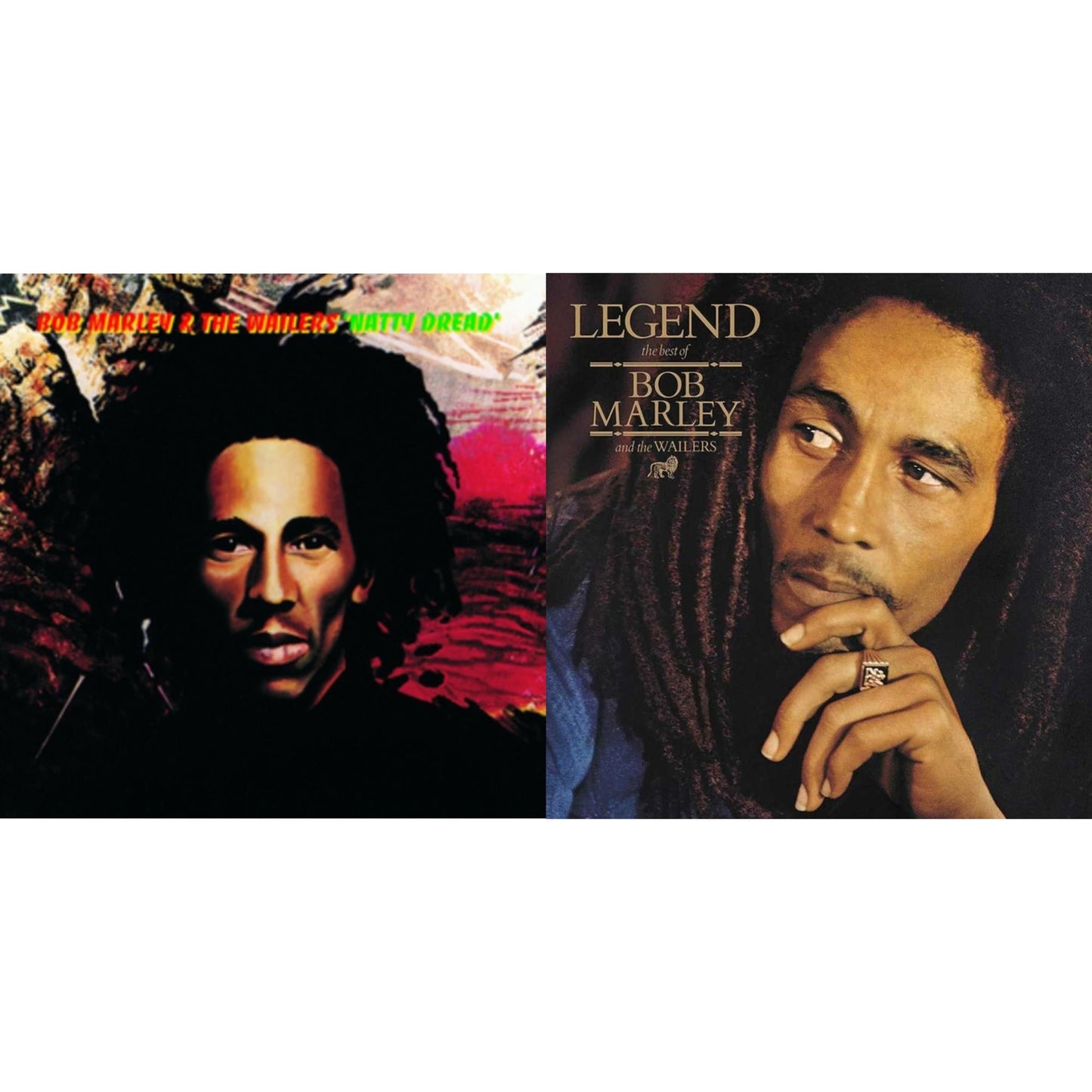 Bob & The Wailers Marley - Natty Dread (180G) & Legend - The Best Of Bob Marley & The Wailers (2LP)