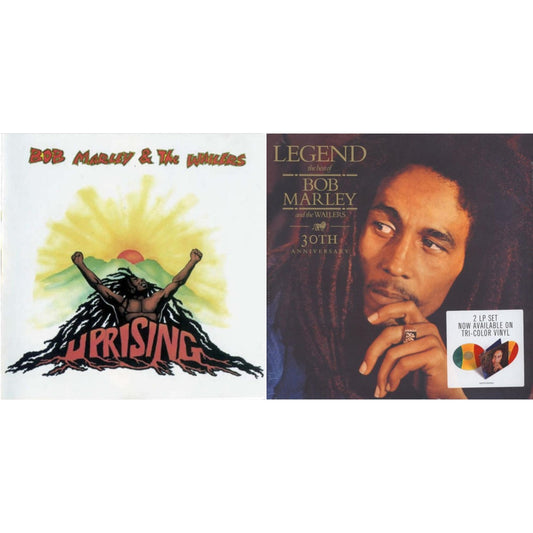 Bob & The Wailers Marley - Legend (30Th Anniversary) & Uprising - LP Vinyl Bundle