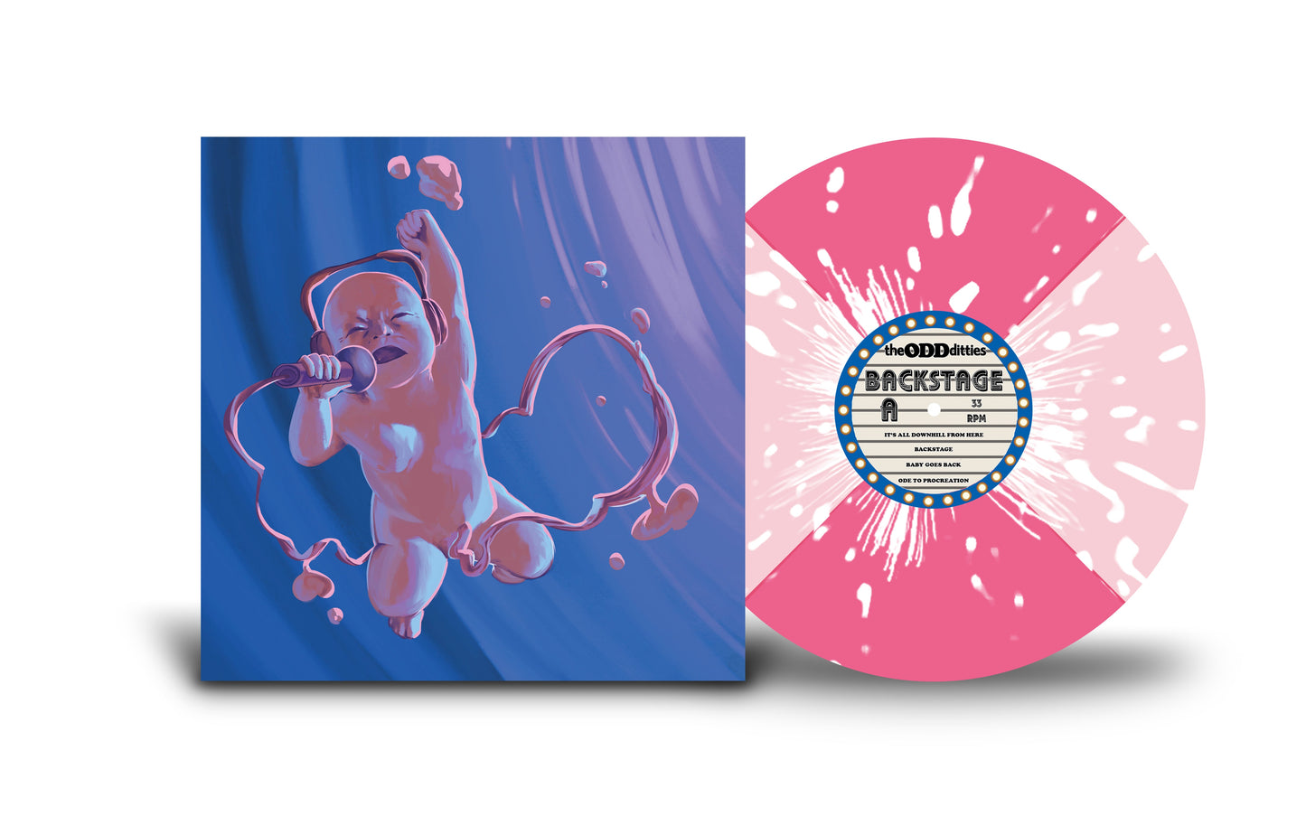 Backstage - Prurient Pink LP - Needlejuice Records - Vinyl Record