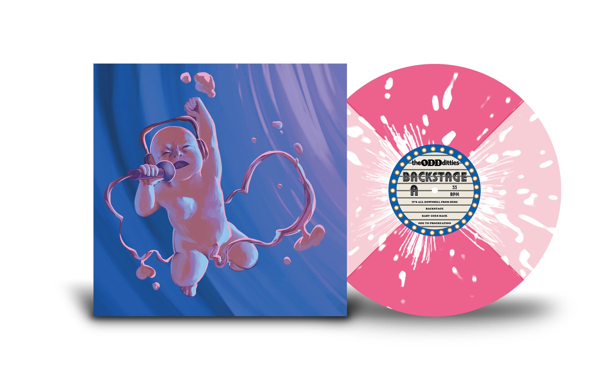 Backstage - Prurient Pink LP - Needlejuice Records - Vinyl Record