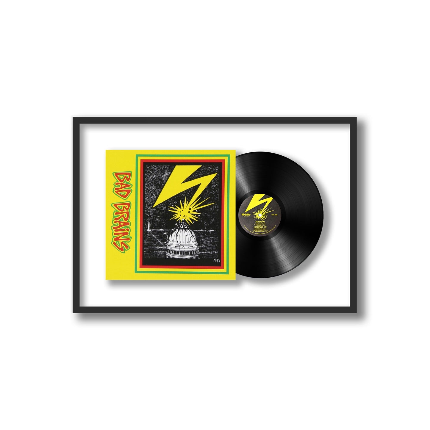 Bad Brains Framed Vinyl Record