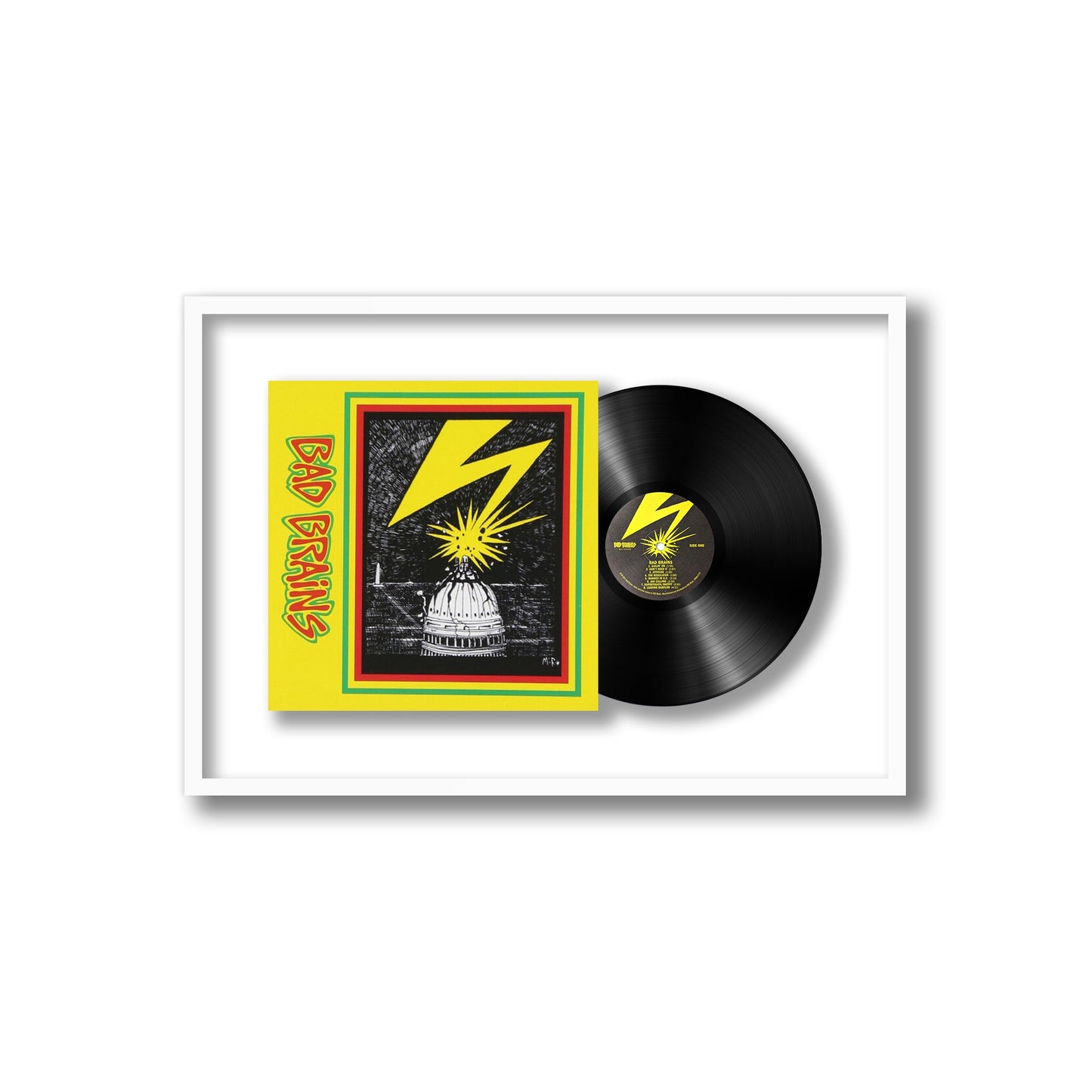 Bad Brains Framed Vinyl Record