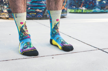 Bad Otis Link Big Fish Adult Crew Socks