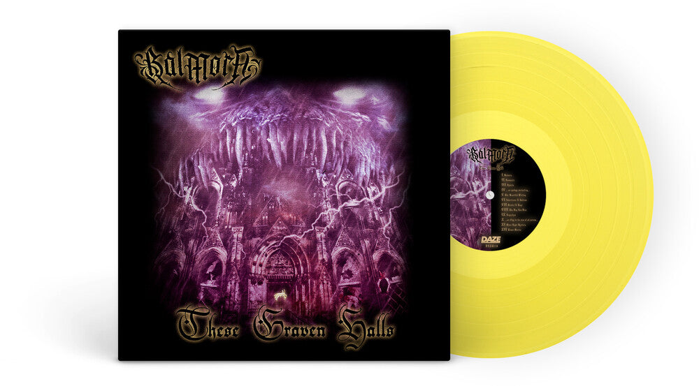 Balmora – These Graven Halls (Clear Yellow LP Vinyl) Vinyl Record