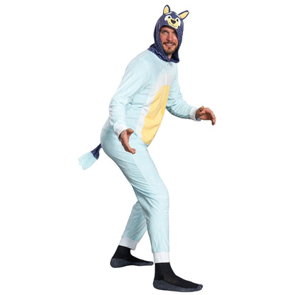 Playful Dog Unisex Halloween Costume Cosplay Zip Up Pajama Jumpsuit